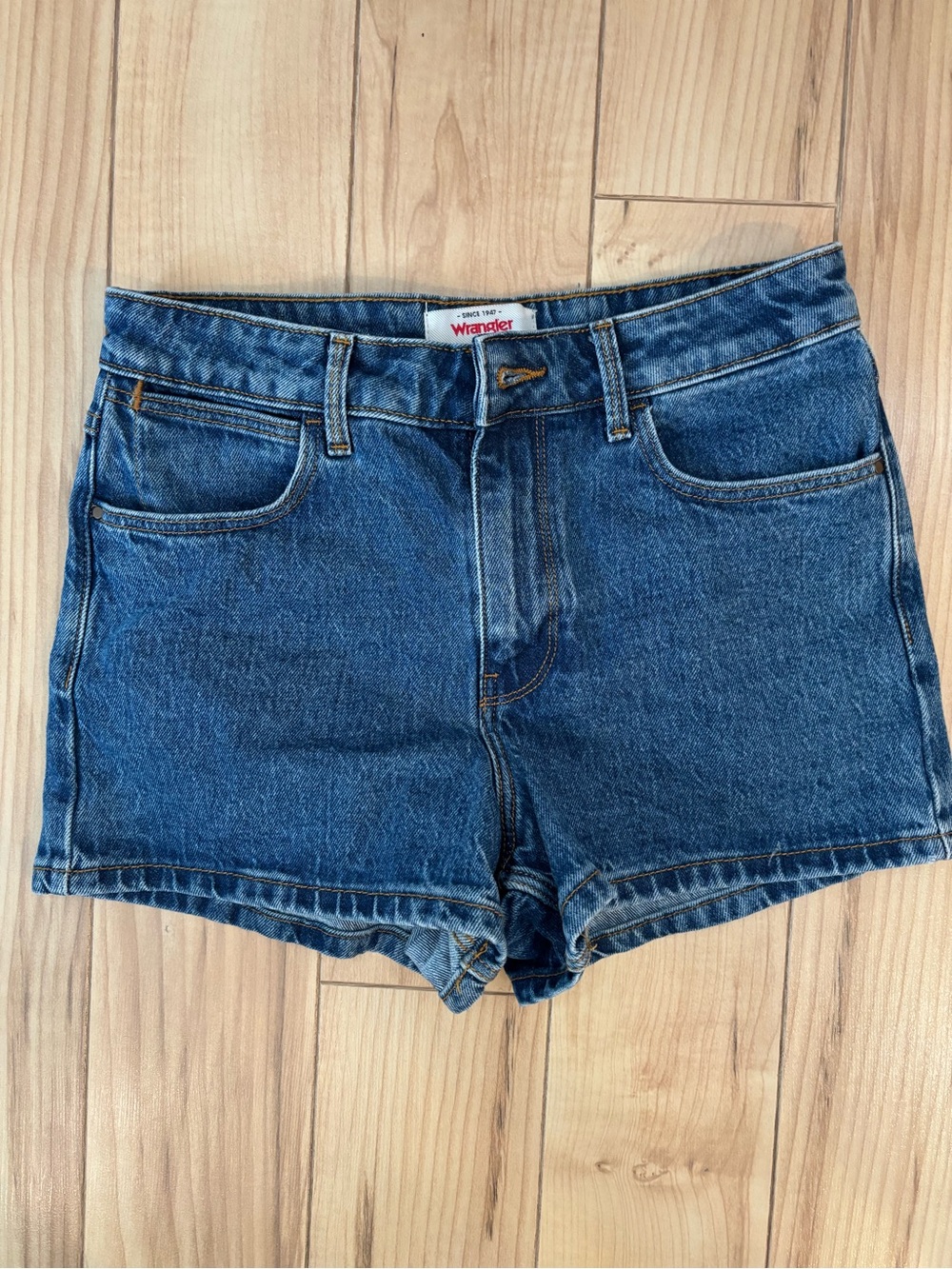 Wrangler Women's Blue Denim Shorts